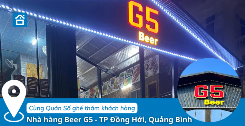 Nhà Hàng Beer G5 Tại thành Phố Đồng Hới, tỉnh Quảng Bình